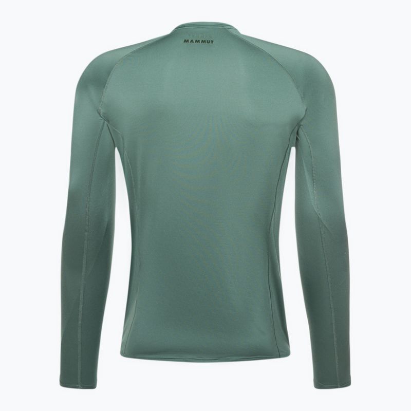 Manica lunga trekking da uomo Mammut Selun FL Longsleeve Logo giada scuro 5