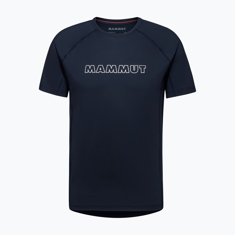 Maglietta da trekking da uomo Mammut Selun FL Logo marine 4