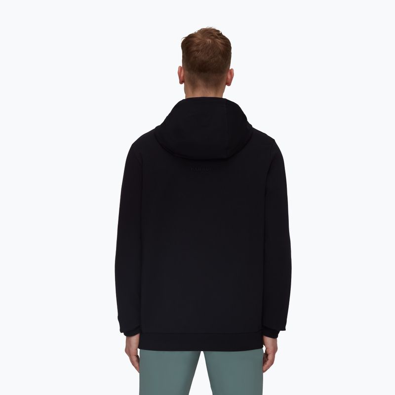 Felpa da uomo Mammut ML Hoody Original nero 2