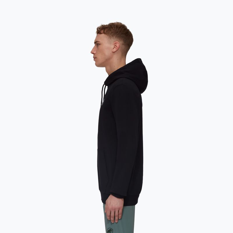 Felpa da uomo Mammut ML Hoody Original nero 3