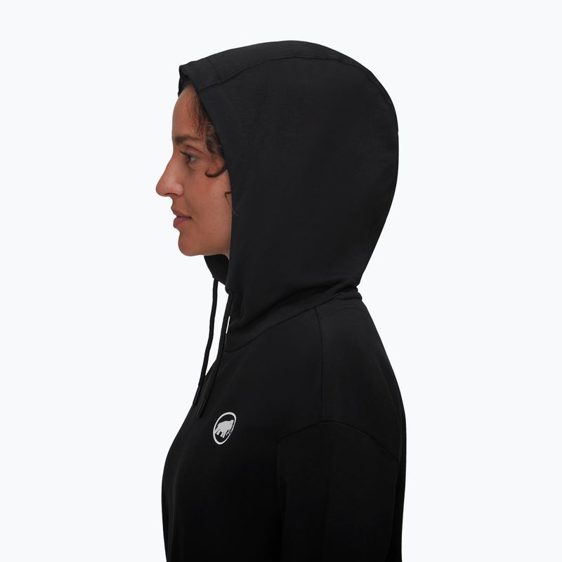 Felpa da donna Mammut ML Hoody Original nero 4