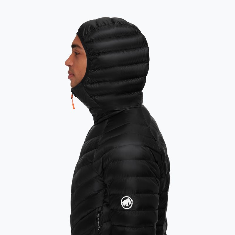 Piumino da uomo Mammut Broad Peak IN con cappuccio nero 4