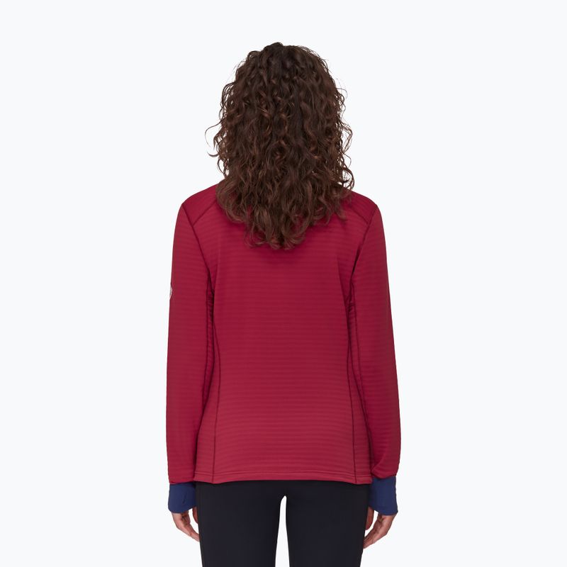 Giacca da trekking Mammut donna Taiss Light ML rosso sangue/marino 2