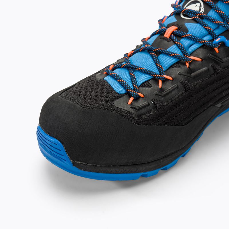 Scarpa da avvicinamento Mammut Alnasca Knit III Low GTX nero/blu ghiacciaio per uomini 7