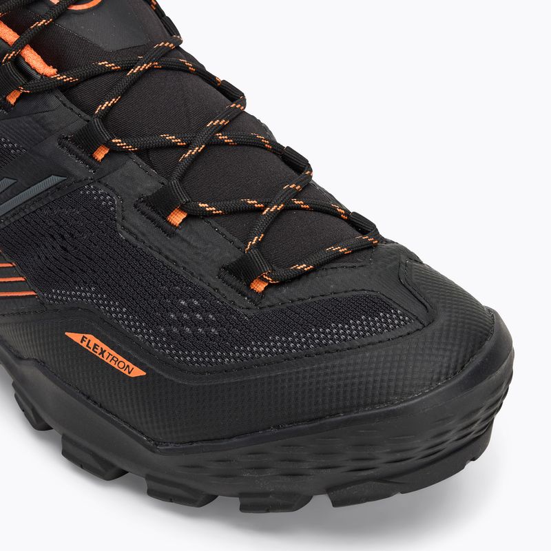 Scarponi da trekking da uomo Mammut Ducan II Low GTX nero/ mandarino scuro 7