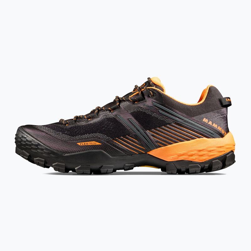 Scarponi da trekking da uomo Mammut Ducan II Low GTX nero/ mandarino scuro 2