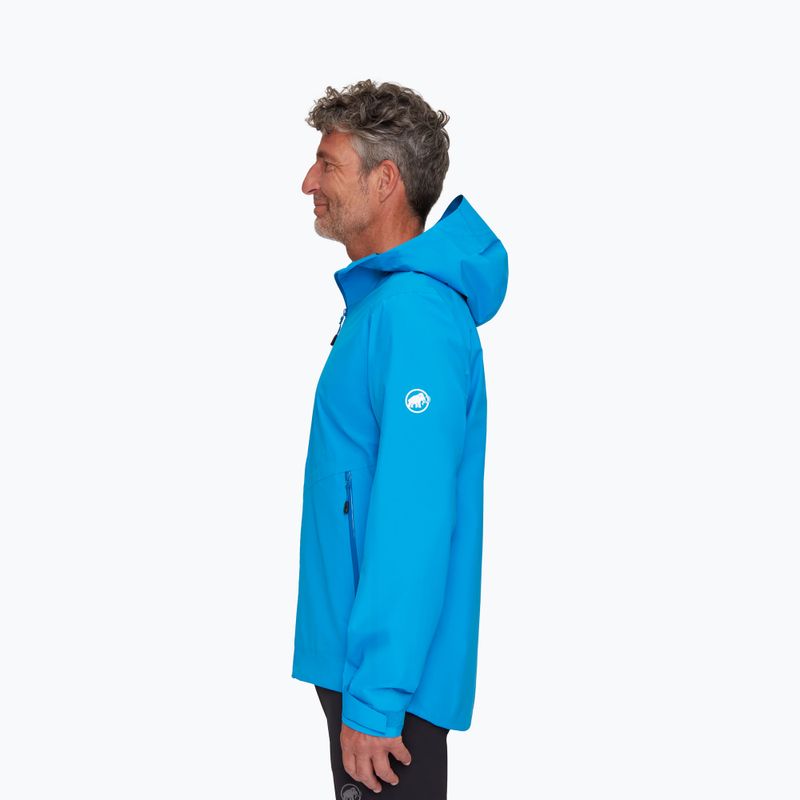 Mammut Alto Light HS giacca da pioggia da uomo blu ghiacciaio 3