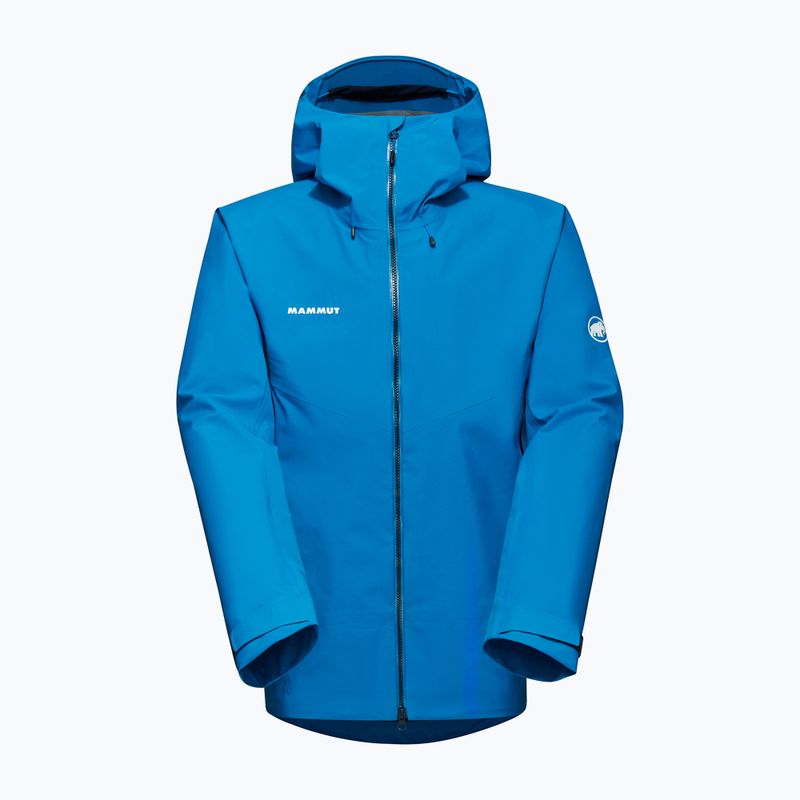 Mammut Crater IV HS Giacca da pioggia da uomo con cappuccio blu ghiacciaio 10