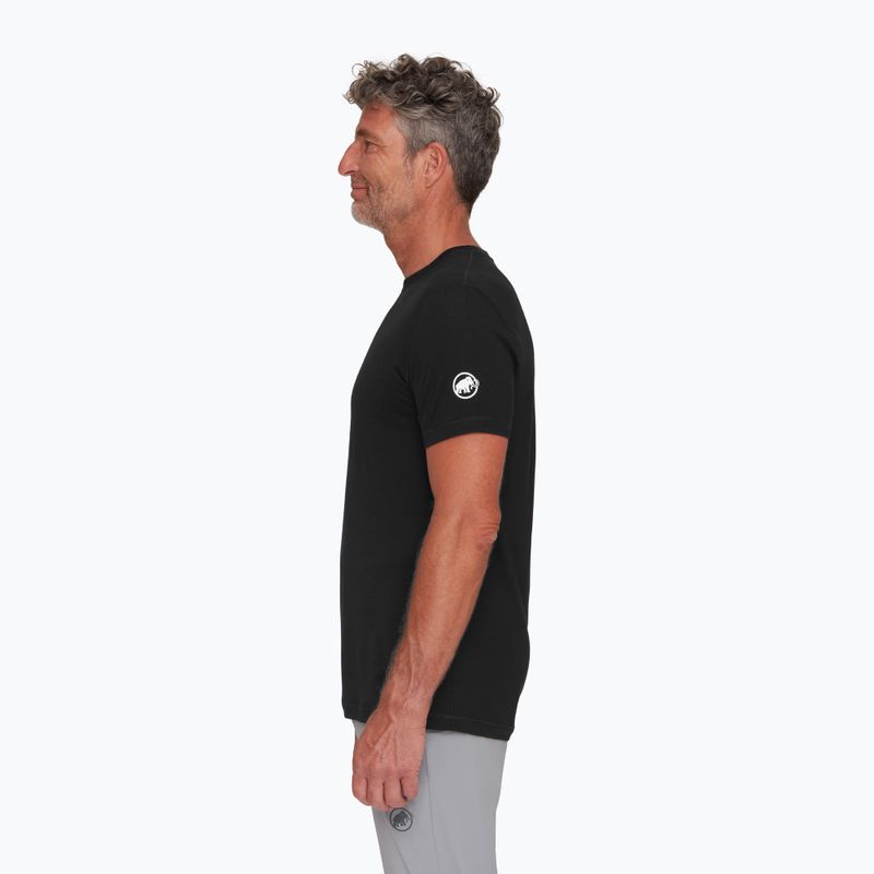 Camicia da trekking Mammut Tree Wool FL da uomo, nero 3