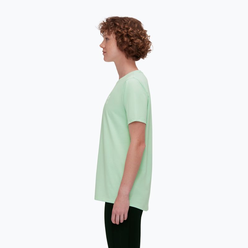 Maglietta Mammut Core Logo donna neo mint 3