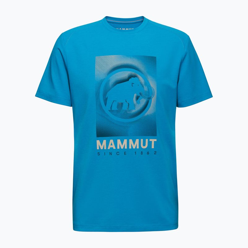 Maglietta da trekking Mammut Trovat da uomo, blu ghiacciaio 4