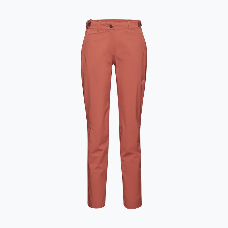 Pantaloni da trekking Mammut Runbold brick da donna 5