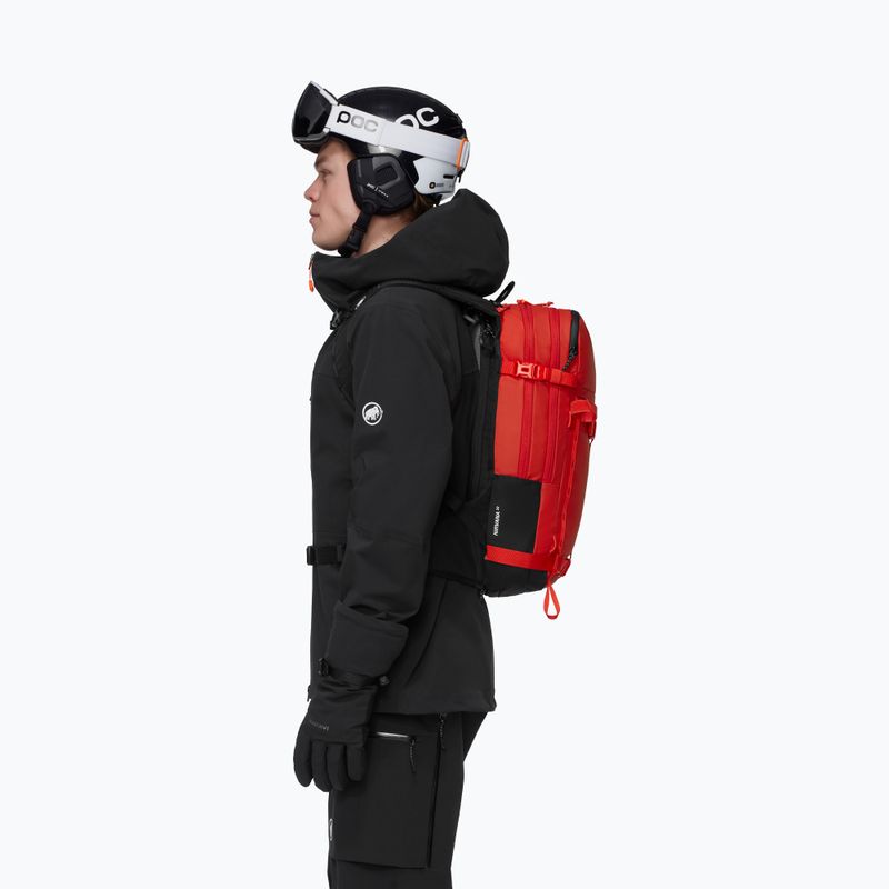 Zaino da paracadutismo Mammut Nirvana 22 l Mammut rosso/nero 8