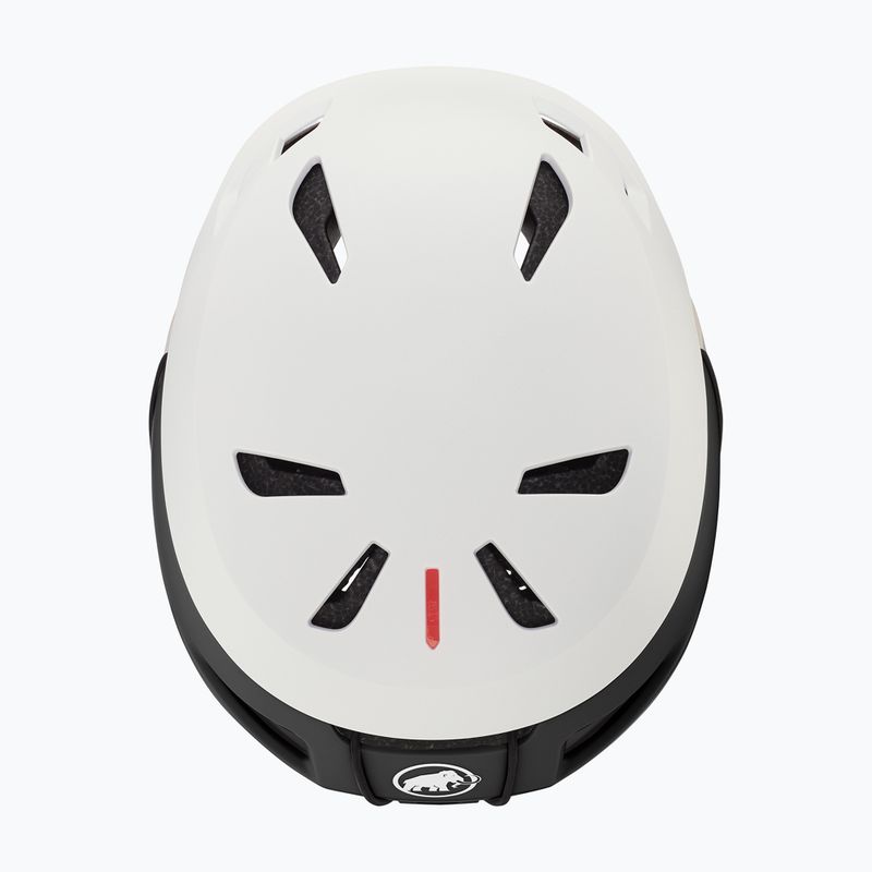 Casco da arrampicata Mammut Haute Route white/black 4
