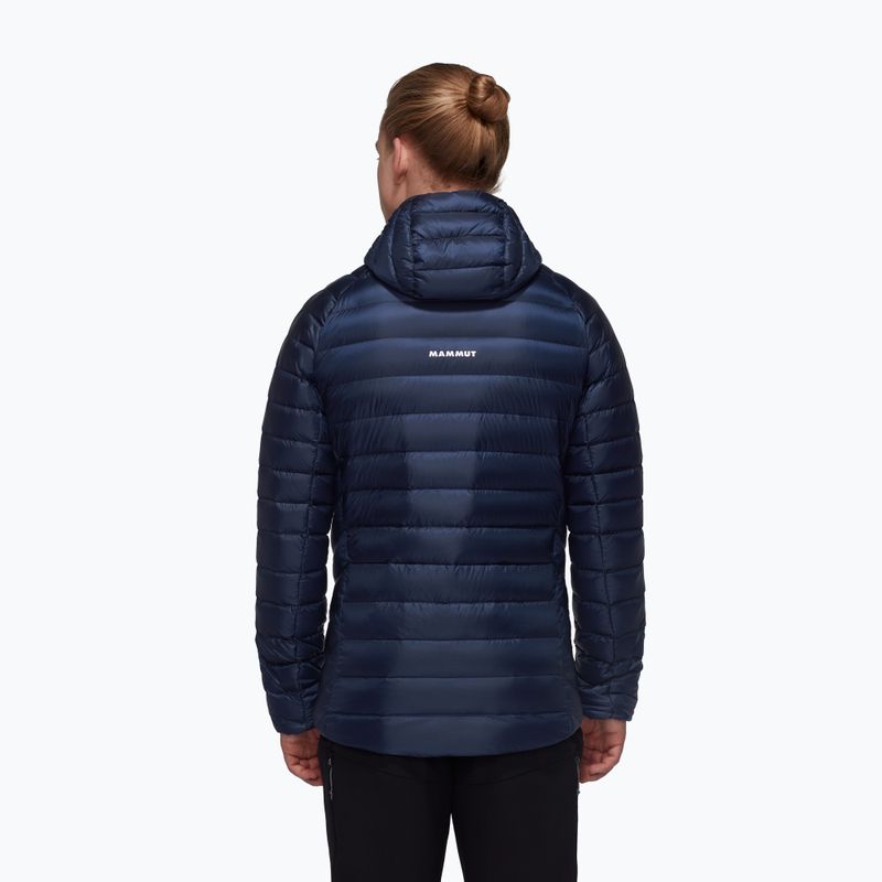 Piumino da uomo Mammut Broad Peak IN con cappuccio nero marino 2