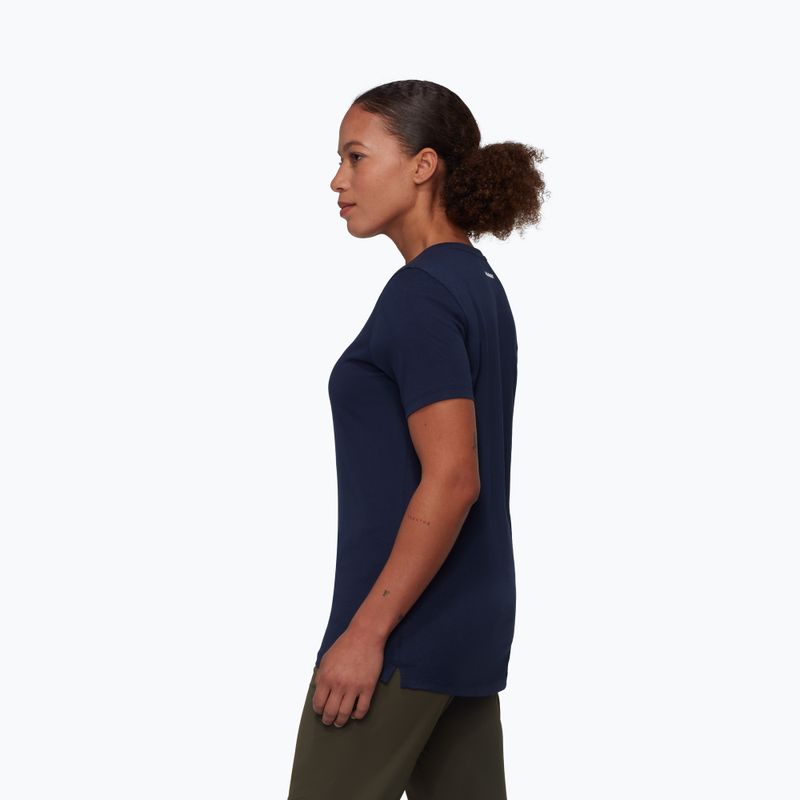 Maglietta Mammut Core Classic da donna, marina 3