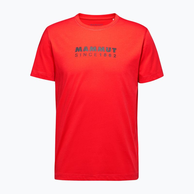 Maglietta Mammut Core Logo da uomo mammut rosso 4