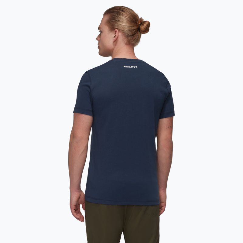 Maglietta Mammut Core Logo da uomo, marina 2