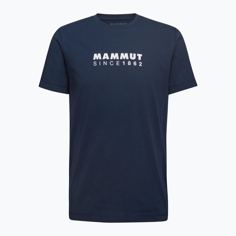 Maglietta Mammut Core Logo da uomo, marina 4