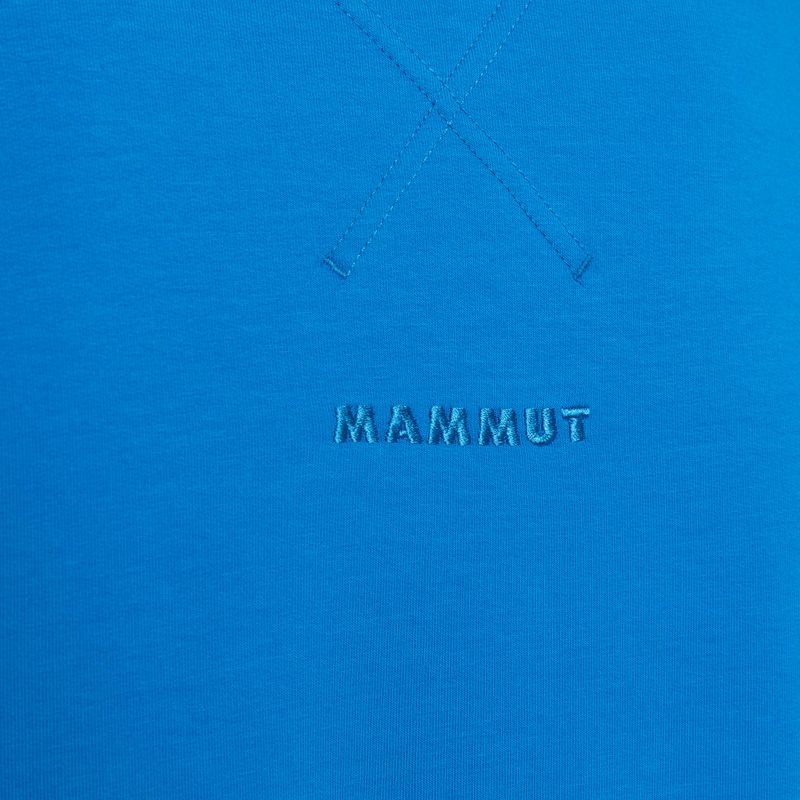 Felpa da uomo Mammut ML Hoody Logo blu ghiacciaio 8