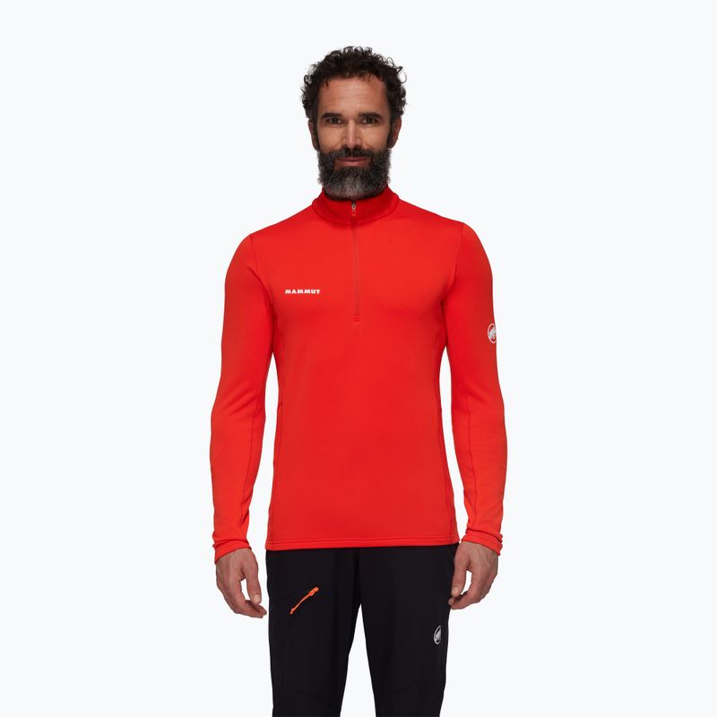 Felpa da trekking da uomo Mammut Aenergy ML Half Zip Pull mammut rosso