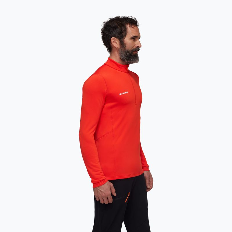 Felpa da trekking da uomo Mammut Aenergy ML Half Zip Pull mammut rosso 3