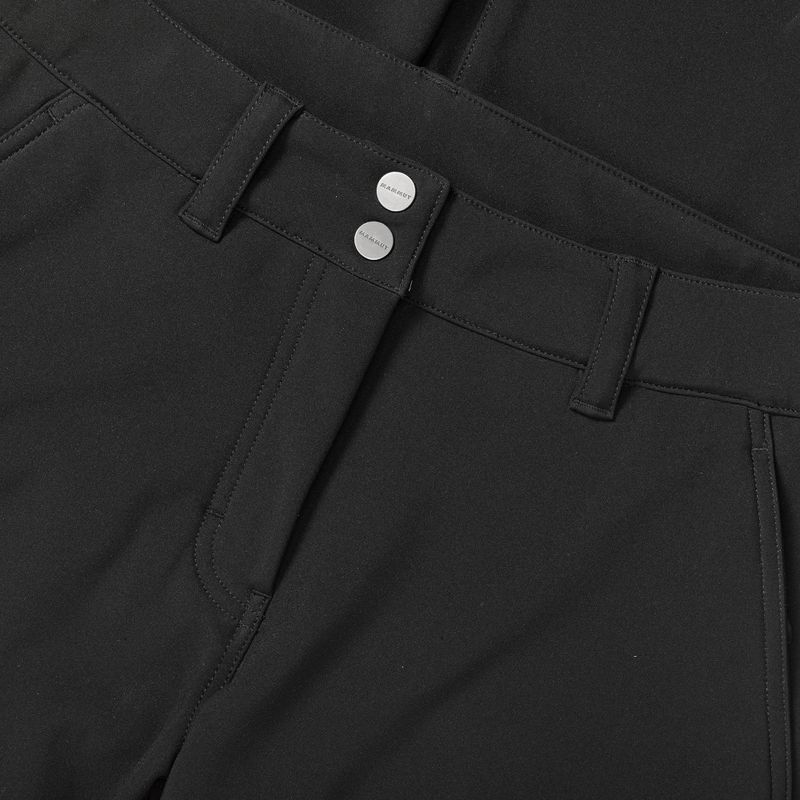 Pantaloni softshell da donna Mammut Runbold Winter SO nero 6