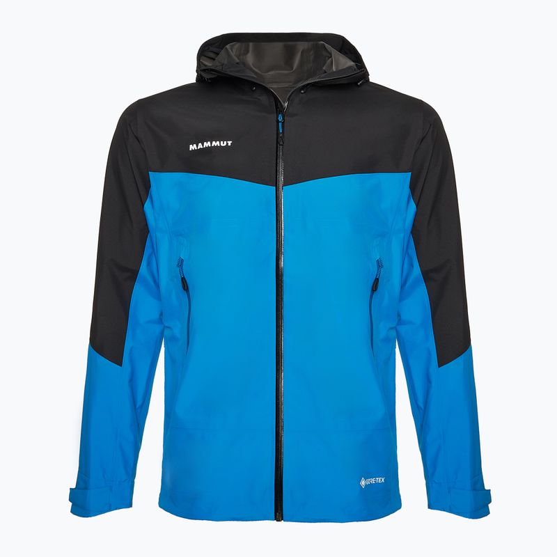 Mammut Convey Tour HS giacca da pioggia da uomo blu ghiacciaio/nero