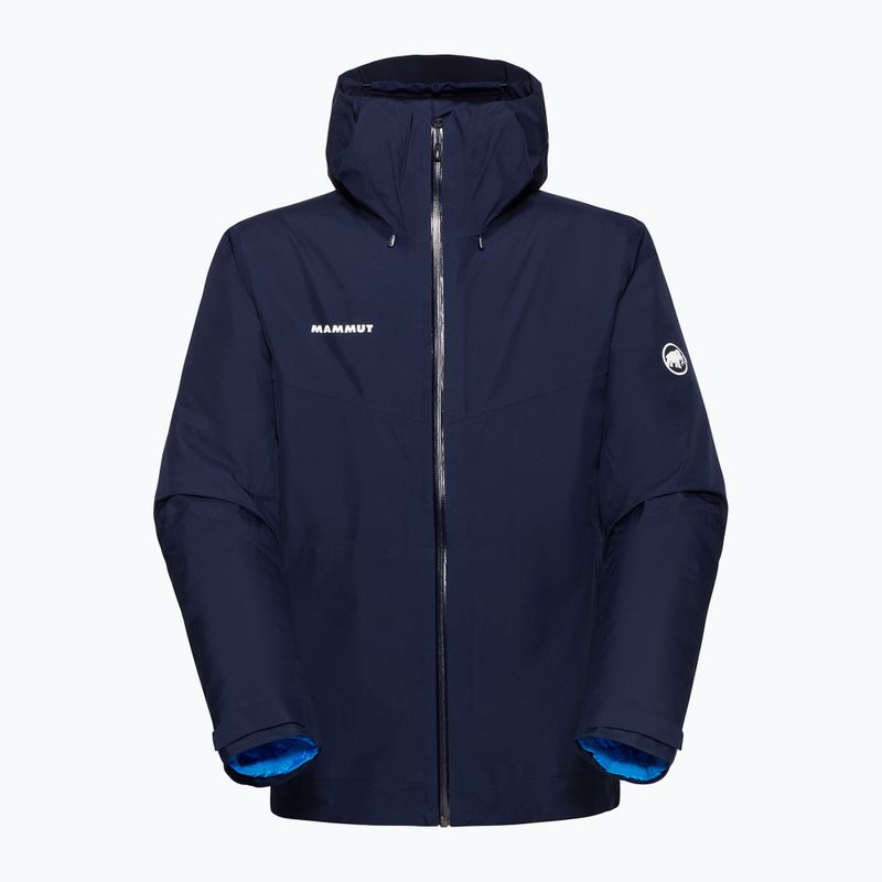 Giacca 3 in 1 da uomo Mammut Convey 3 in 1 HS con cappuccio blu marino/ghiaccio 9