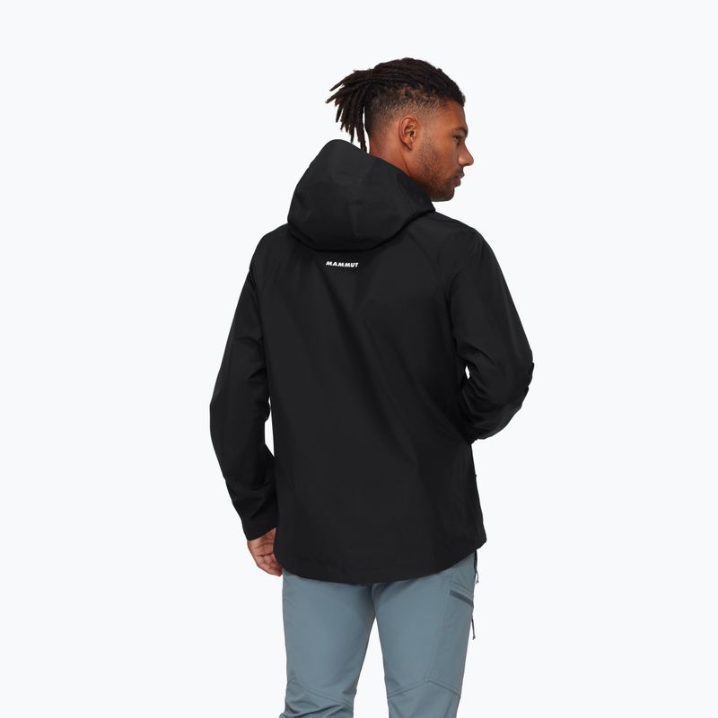 Giacca impermeabile da uomo Mammut Crater Light HS Hooded Jacket Men black 2