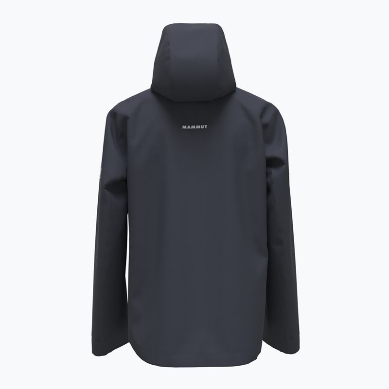 Mammut Crater Light HS Giacca da pioggia da uomo con cappuccio marine 2