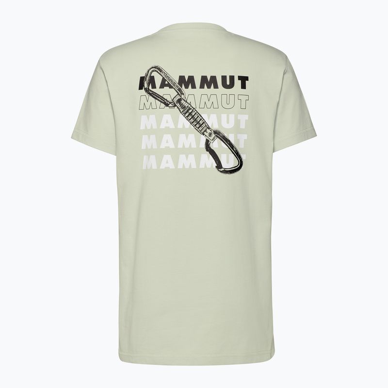 Maglietta Mammut da uomo Massone Quickdraw argento salvia 2