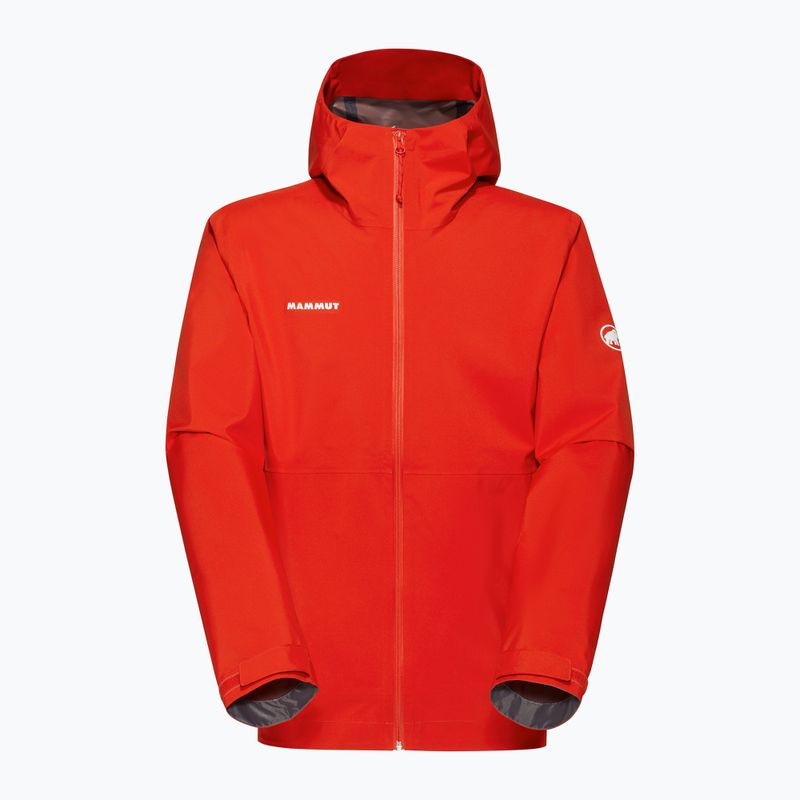 Mammut Linard Light HS Giacca da pioggia da uomo con cappuccio mammut rosso