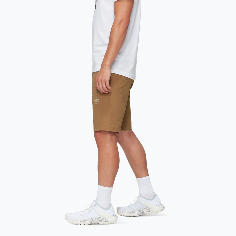 Pantaloncini da trekking da uomo Mammut Runbold IV claystone 3