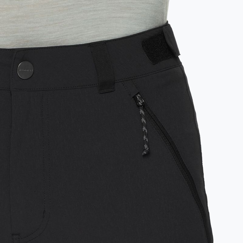 Pantaloni da trekking da uomo Mammut Runbold IV Zip Off Regular nero 5