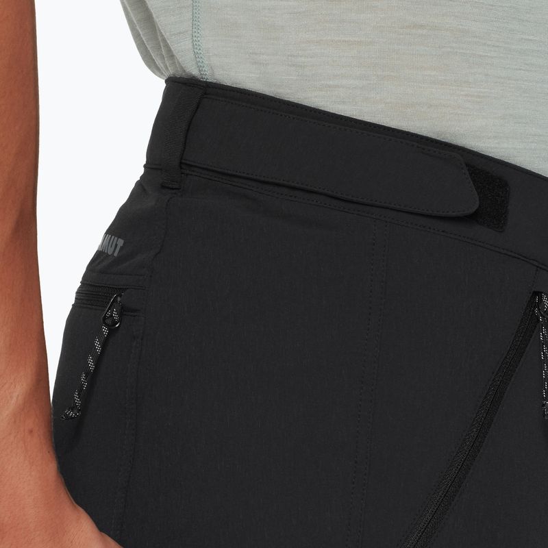 Pantaloni da trekking da uomo Mammut Runbold IV Zip Off Regular nero 6