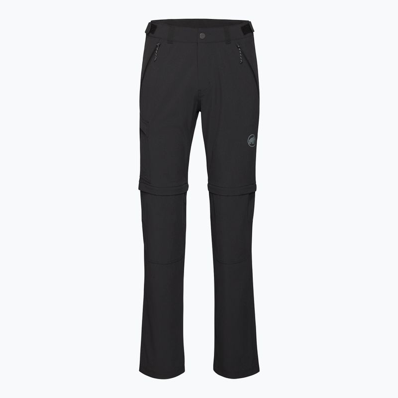 Pantaloni da trekking da uomo Mammut Runbold IV Zip Off Regular nero 7