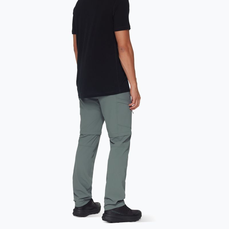 Pantaloni da trekking da uomo Mammut Runbold IV Zip Off Perdita regolare 2