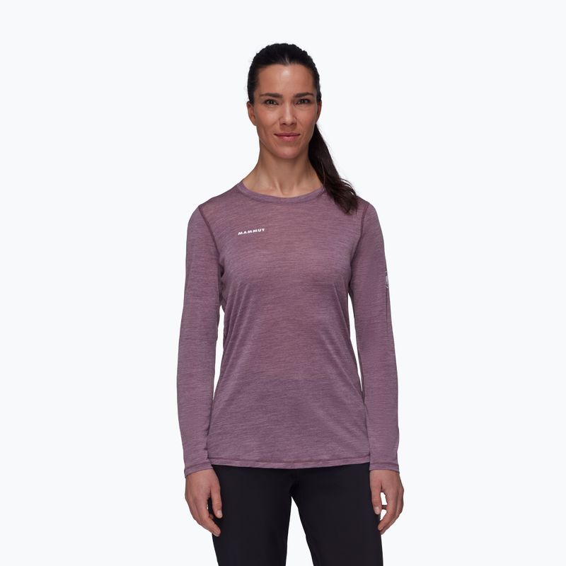Manica lunga donna Mammut Tree Wool FL flux melange 01700