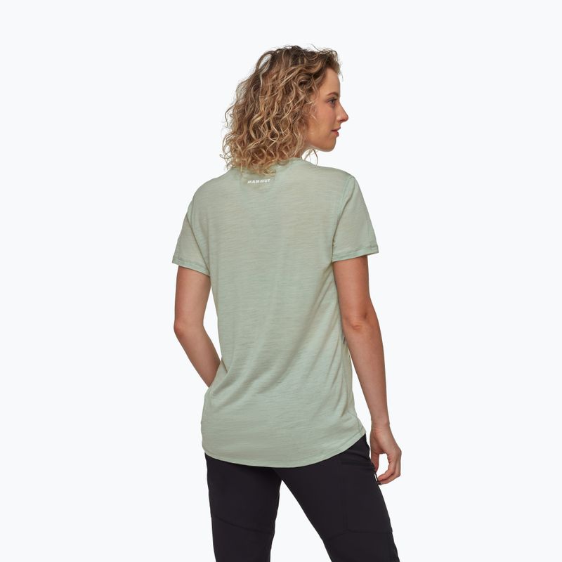 Camicia da trekking Mammut Tree Wool FL donna argento salvia melange 2