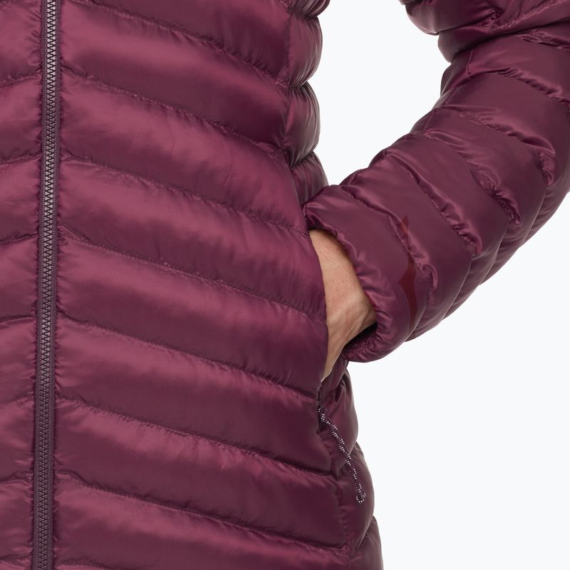 Giacca imbottita da donna Mammut Albula IN Hooded wine/black 5