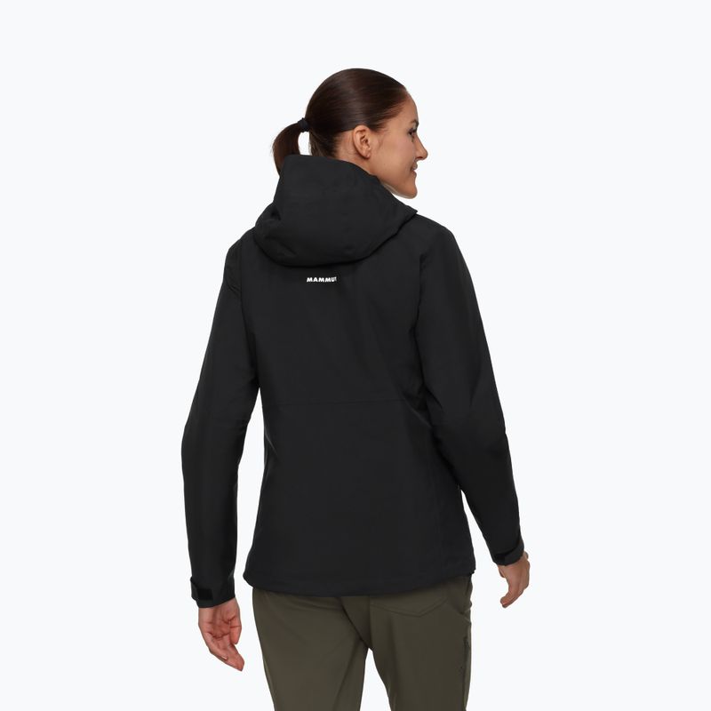 Giacca impermeabile da donna Mammut Linard HS Thermo Hooded Jacket Women black 2