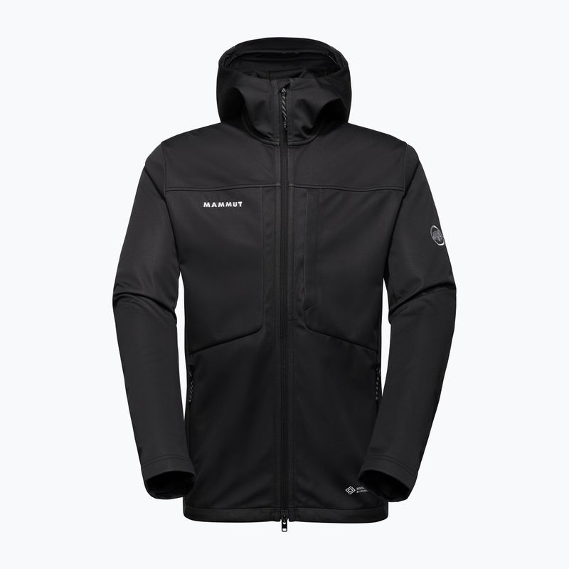 Giacca softshell da uomo Mammut Ultimate VIII Softshell Hooded black 4
