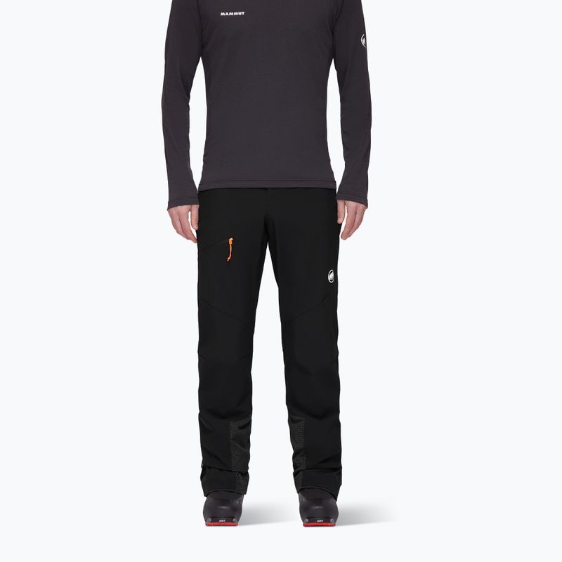 Pantaloni softshell da uomo Mammut Taiss Guide black
