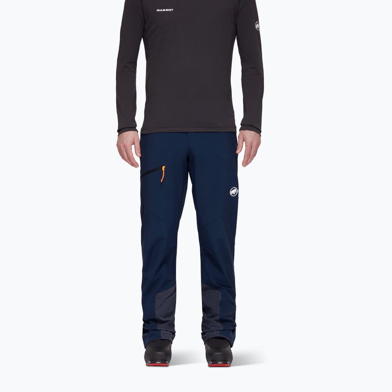 Pantaloni softshell da uomo Mammut Taiss Guide navy