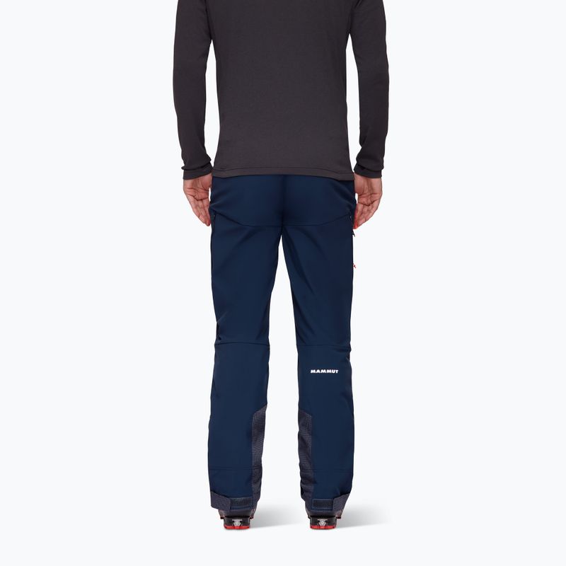 Pantaloni softshell da uomo Mammut Taiss Guide navy 2