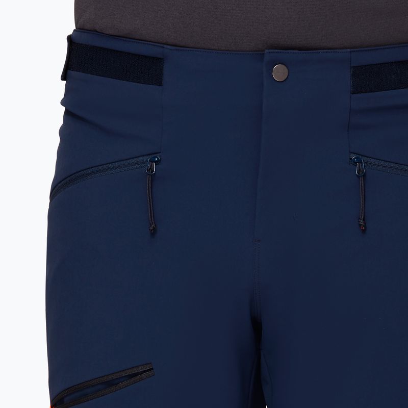 Pantaloni softshell da uomo Mammut Taiss Guide navy 4