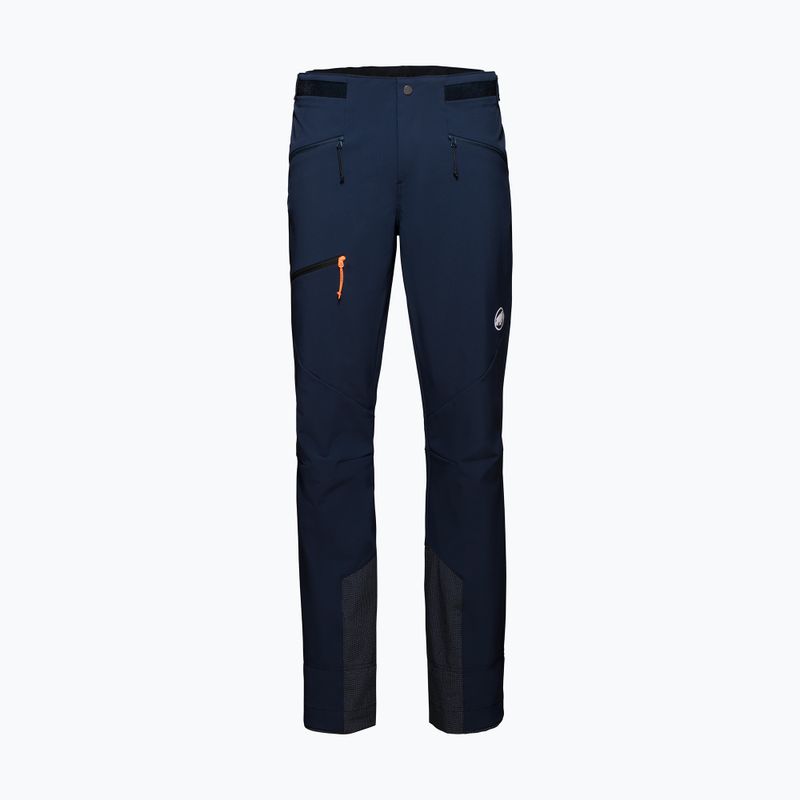 Pantaloni softshell da uomo Mammut Taiss Guide navy 5
