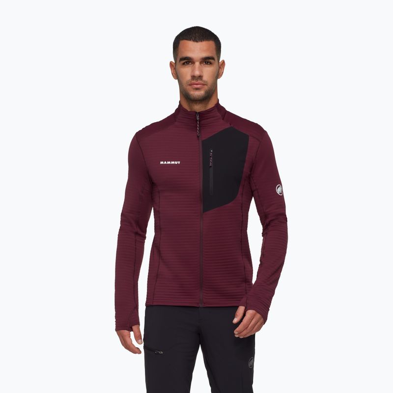 Felpa uomo Mammut Taiss Light ML wine/black