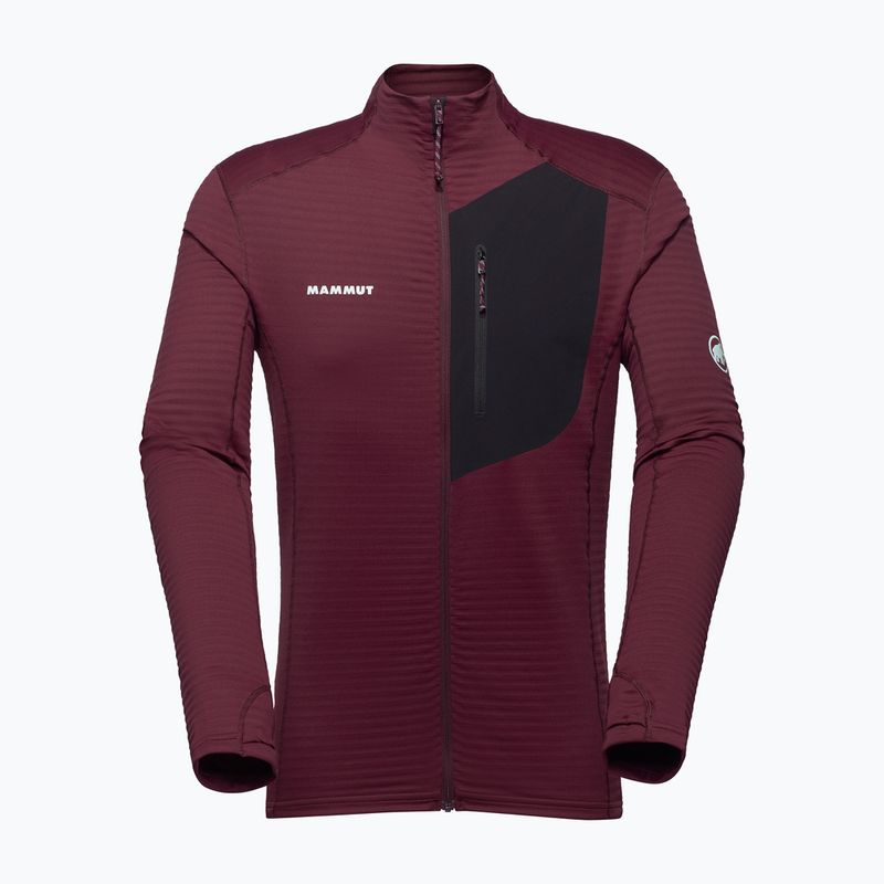 Felpa uomo Mammut Taiss Light ML wine/black 4